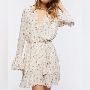 Forever 21 Floral Long Sleeve Dress